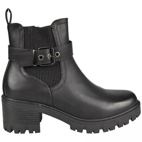 SKYE Black Chelsea Ankle Zip Grip Boots