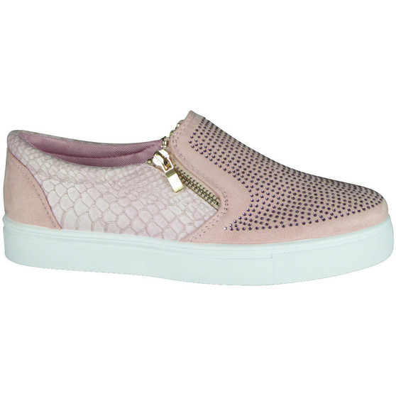 Adele Pink Fling Zip Gym Shoes