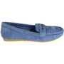 BELLI Blue Loafers Flat Pumps Slip On