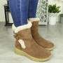 ROBYN Brown Winter Casual Fleece Lined Shoes