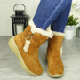 ROBYN Camel Winter Casual Fleece Lined Shoes