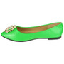 PRETIKA Green Loafers Office Work Flat Comfy Shoes