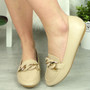 ANANI Beige Loafers Flat Comfy Work Shoes  