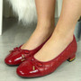 MEDISA Red Court Mid Heel Office Shoes