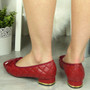 MEDISA Red Court Mid Heel Office Shoes