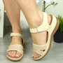 MOROCA Beige Wedges Light Summer Sandals