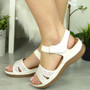 MOROCA White Wedges Light Summer Sandals