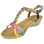 FOSTA Multi Slingback Wedge Summer Sandals