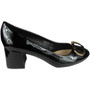 MILITA Black Court High Heel Office Shoes 