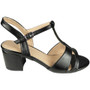 YURINA Black Bridal Going Out Comfy Sandals