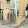 ZOORINA Rose Gold Bridal Party Stiletto Shoes 