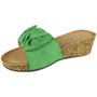 LYRA Green Platform Comfy Sliders Shoes