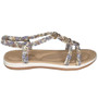 RUKIA Flower Summer Elastic Strappy Sandals 