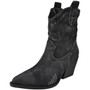 KELLY Black Cowboy Mid Calf Zip Boots 