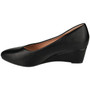 ESTELLA Black Wedge Office Party Heels Shoes 