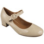 BIANCA Nude Dance Court Dolly Buckle Casual Shoes 