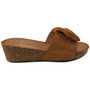 LYRA Camel Platform Comfy Sliders Shoes