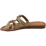 SERAFINA Gold Bling Lounge Mules Sandals