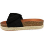 GIORDANA Black Grip Beach Summer Mules Sandals