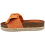 GIORDANA Orange  Grip Beach Summer Mules Sandals