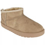 FRAUKE Khaki Faux Fur Slip On hug Boots