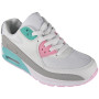 Aileen White Grey Lace Up Sports Trainers