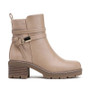 CHRISTIE Khaki Comfy Grip Cuban Zip Ankle Boots