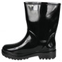 KIERA Black Mid Calf Snow Rain Wellies Waterproof Walking Boots