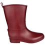 DARCY Red Mid Calf Grip Waterproof Walking Snow Rain Wellies Boots