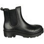 LYDIA Black Chelsea Snow Rain Comfy Grip Waterproof Walking Boots 