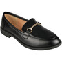 GABRIELA Black Smart Work Comfy Cushioned School Loafers