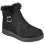 MADISON Black Snow Warm Fleece Lined Comfy Winter Buckle Boots