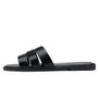 MIRAAL Black Sliders Flat Mules Smmer Slip On Shoes