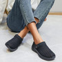 LILLIAN Black Ladies Slingback Slip On Comfort Shoes