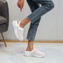 LILLIAN White Ladies Slingback Slip On Comfort Shoes