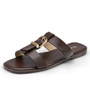 ARYA Brown Ladies Open Toe Walking FlipFlop Sliders
