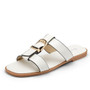 ARYA White Ladies Open Toe Walking FlipFlop Sliders