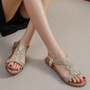 RYLEE Ladies Gold Slingback Comfort Stylish Summer Sandals