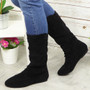 Kayla Black Pull On Slouch Boots