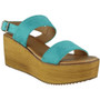 Makayla Blue Sling Back Buckle Sandals