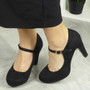 SKY Black High Heel Shoes