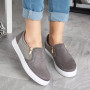 Adele Grey Fling Zip Gym Shoes