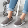 Adele Grey Fling Zip Gym Shoes