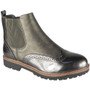 Kensley New Grey Slip On Chelsea Ankle Boots