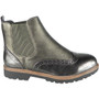 Kensley New Grey Slip On Chelsea Ankle Boots