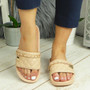 KAMILAH New Pink Flat Beach Comfy Shoes