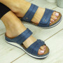 LEONELA Blue Light Weight Comfy Cushioned Sandals