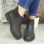 LEZLY Black Snow Chelsea Winter Boots