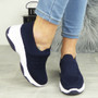 SUHA  Navy  Sock Trainers Slip On Shoes 
