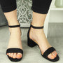 KAISLEY Black Bridal Going Out High Heel Sandals 